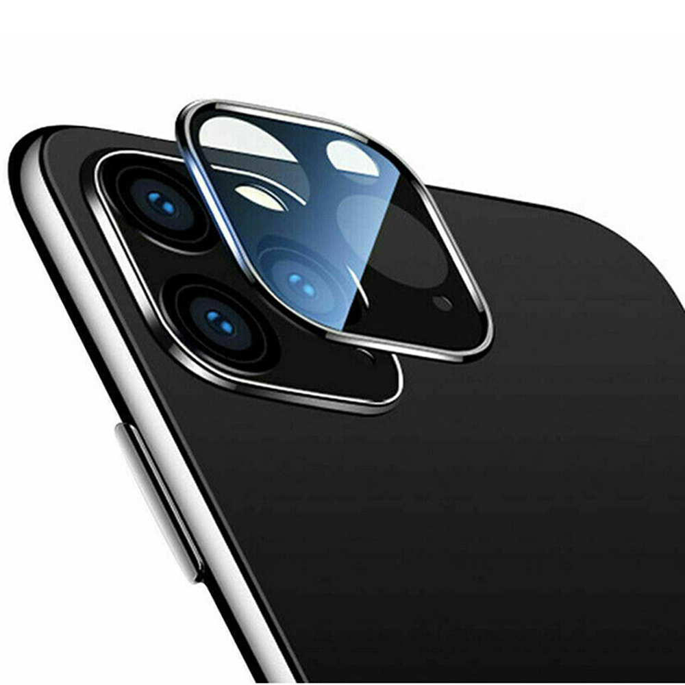 iPhone 11 Pro Kameralinsskydd i Härdat glas + Titanlegeringsram