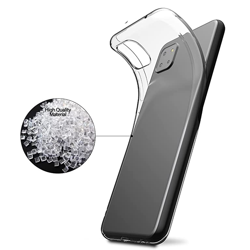 Galaxy A22 - Stötdämpande Stilsäkert Silikonskal