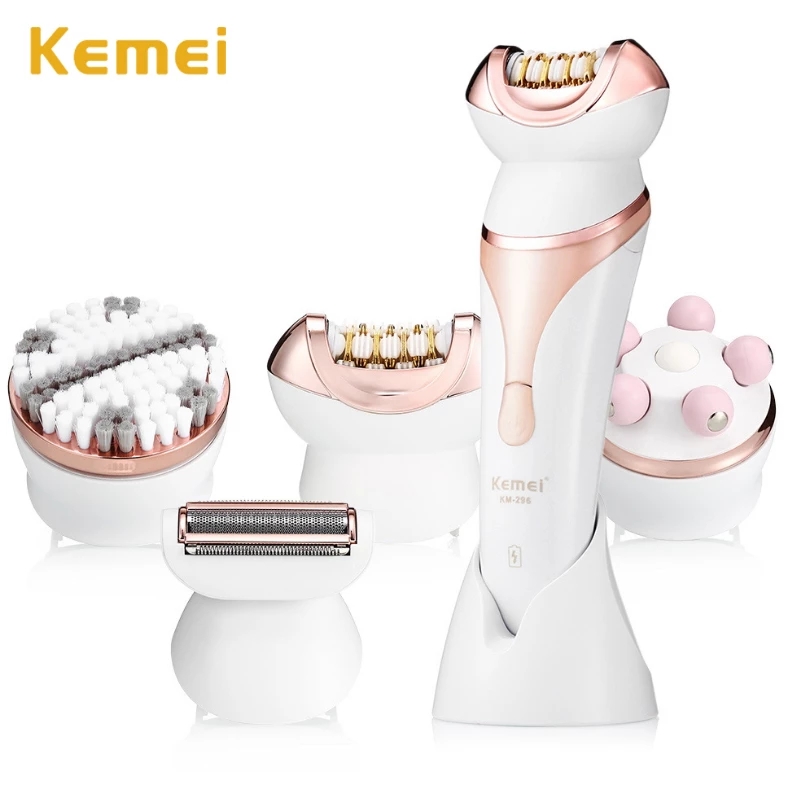 Kemei KM-296 4 i 1 Multifunktionell Epilator Rakapparat