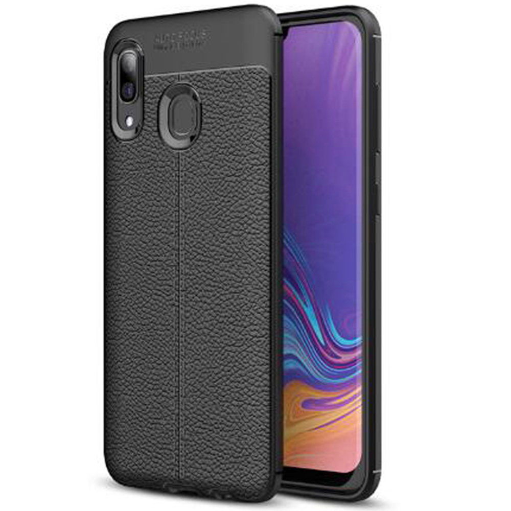Galaxy A40 - Auto Focus Stötdämpande Silikonskal