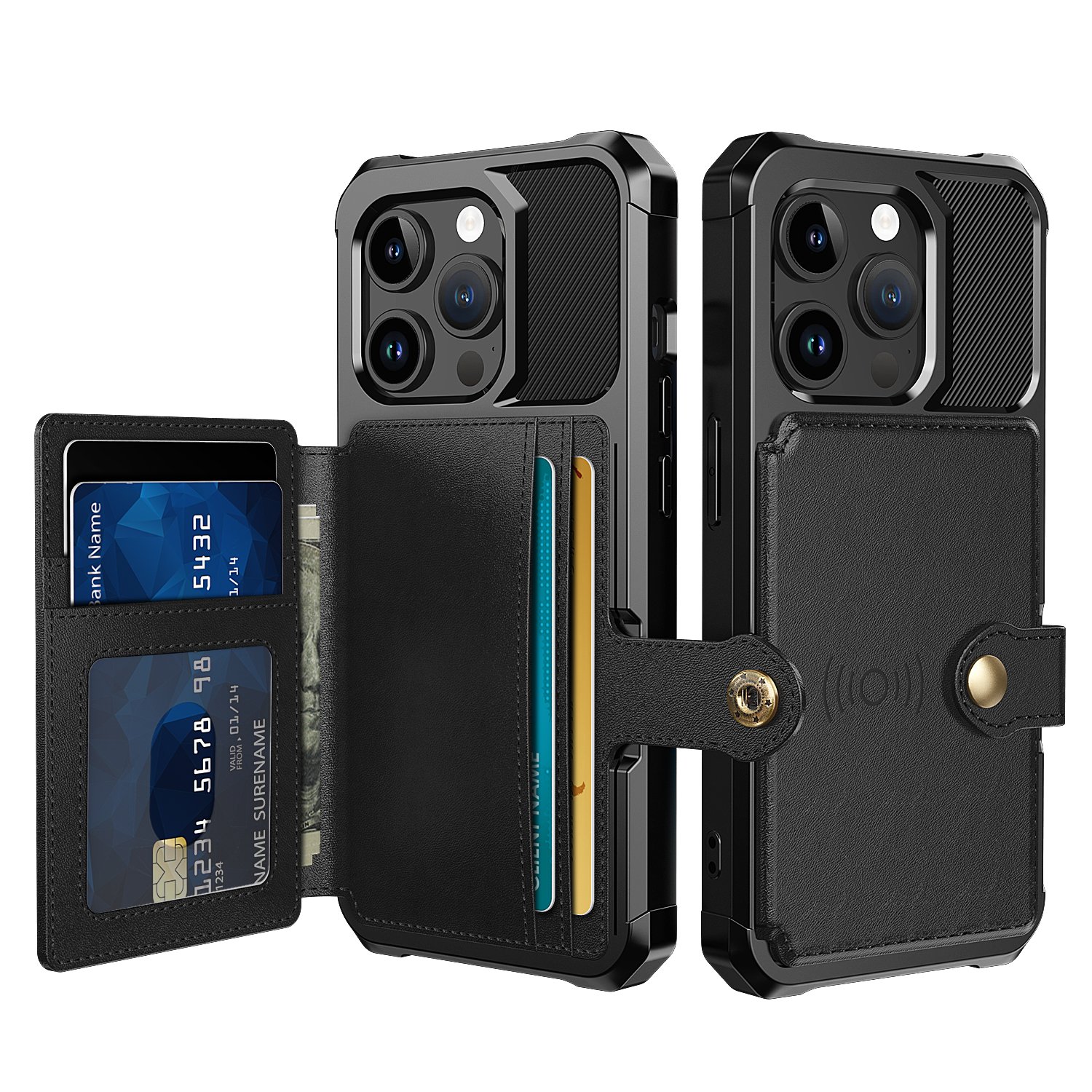 iPhone 15 Pro Max - Elegant plånboksfodral