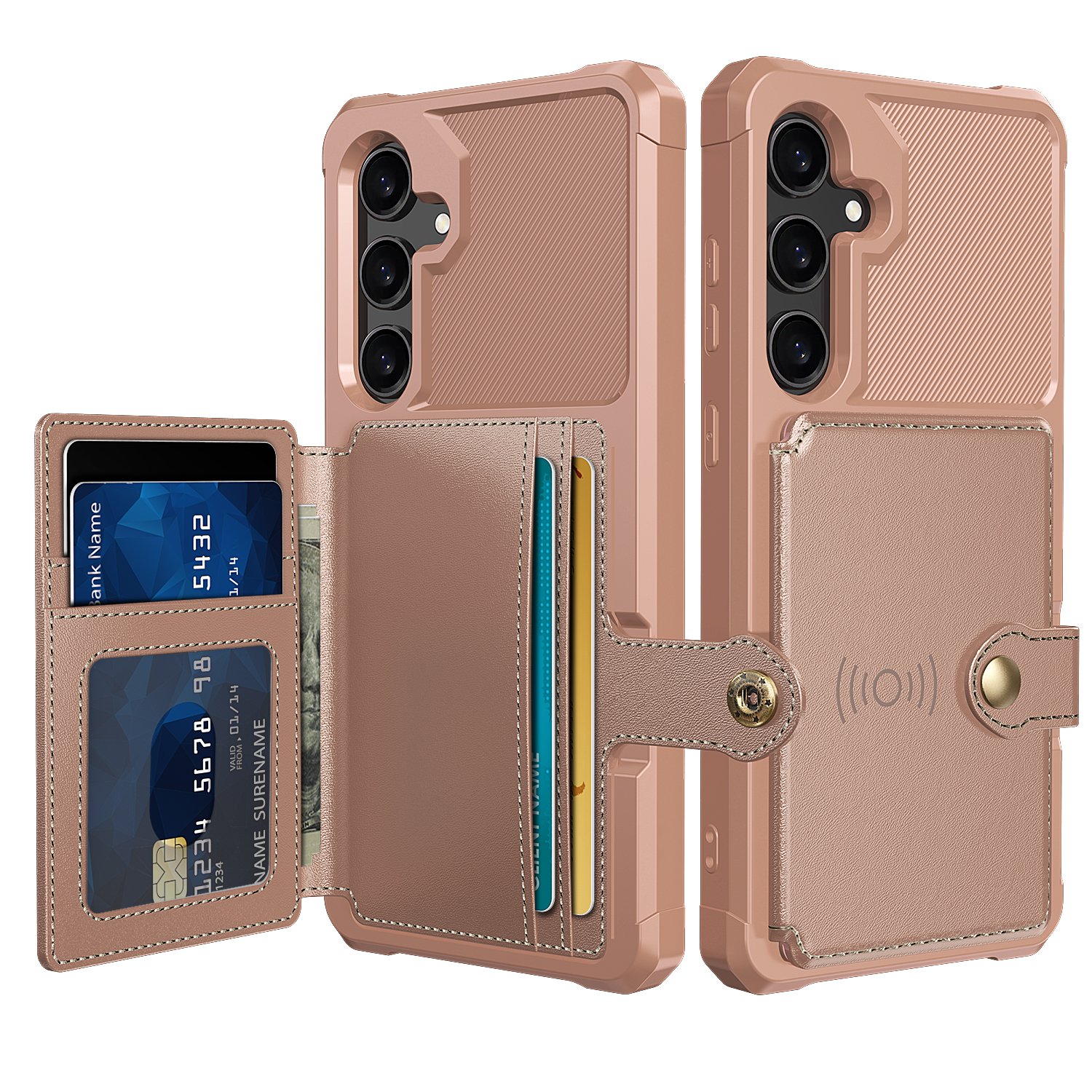 Samsung Galaxy A56/A36 5G Skyddsskal med Kortfack Flera Färger