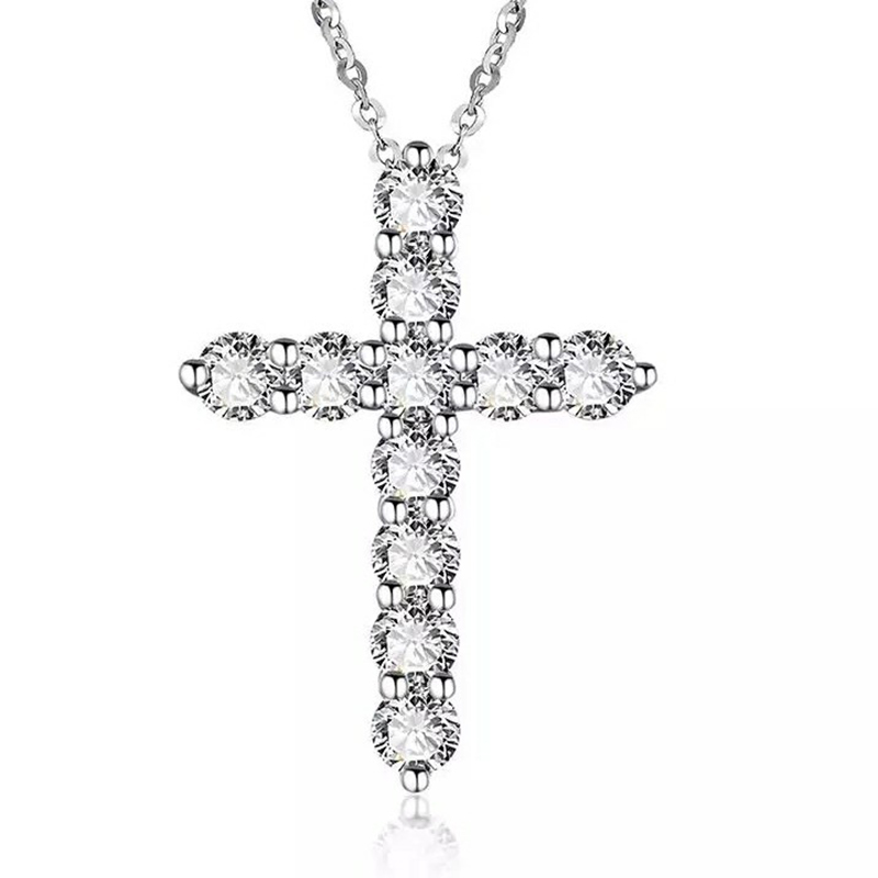 Stilrent Slittålig Kors Halsband Hög Kvalitet