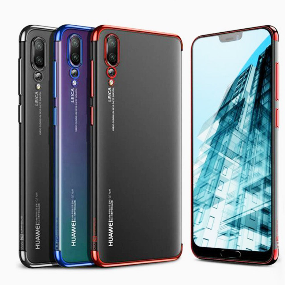 Effektfullt Skal av mjuk Silikon till Huawei P20