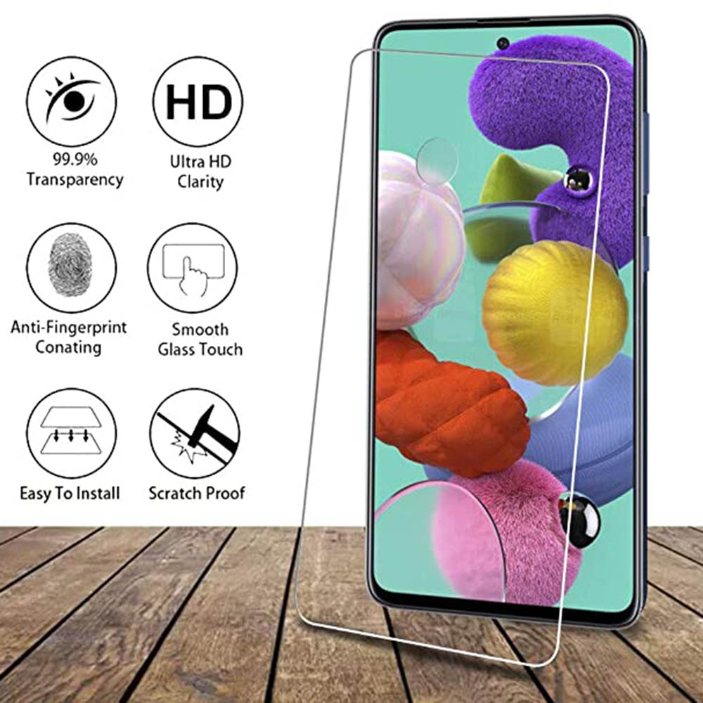 Galaxy A51 10-PACK Skärmskydd Standard 9H 0,3mm HD