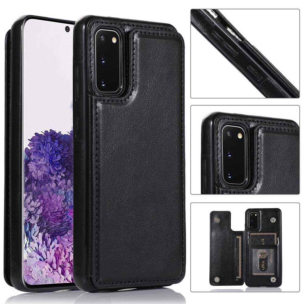 Galaxy S20 Plus - Stilsäkert Skal med Kortfack
