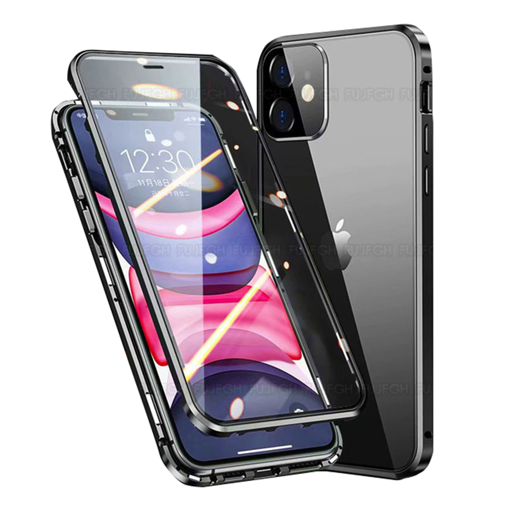 iPhone 12/12 Pro - Magnetiskt Dubbelskal FLOVEME