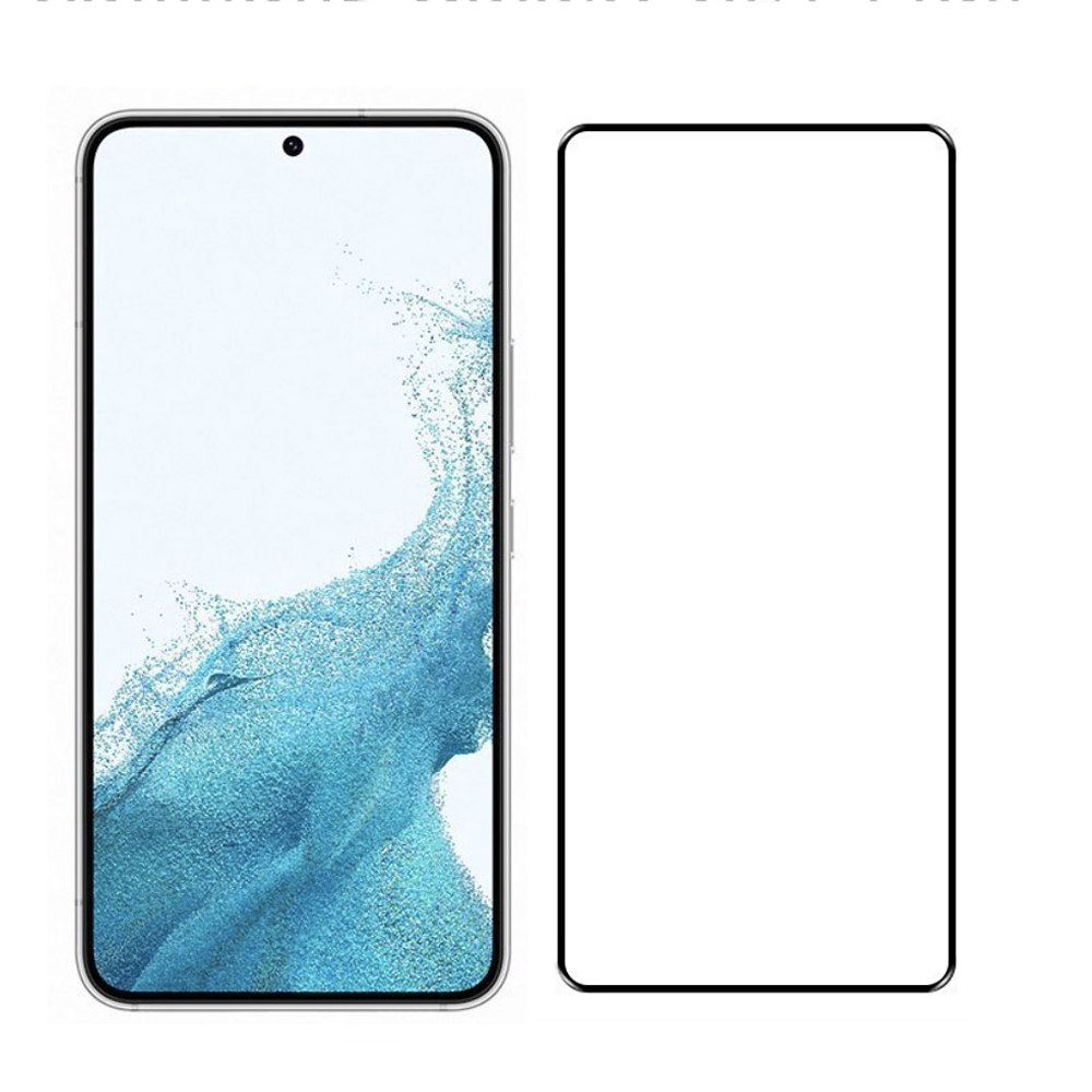 Heltäckande Härdat Glas 2.5D Skärmskydd Galaxy S23 Plus