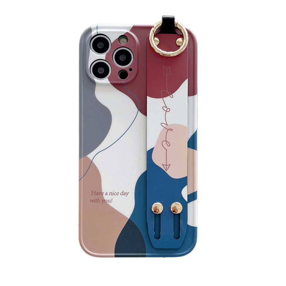 iPhone 12 Pro - Stötdämpande Smidigt Skal med Hållare