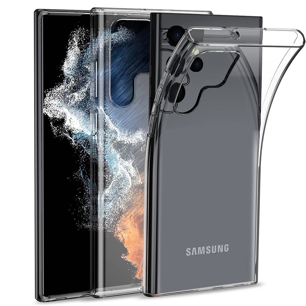 Galaxy S23 Ultra - Skyddande Ultra Tunt Silikonskal