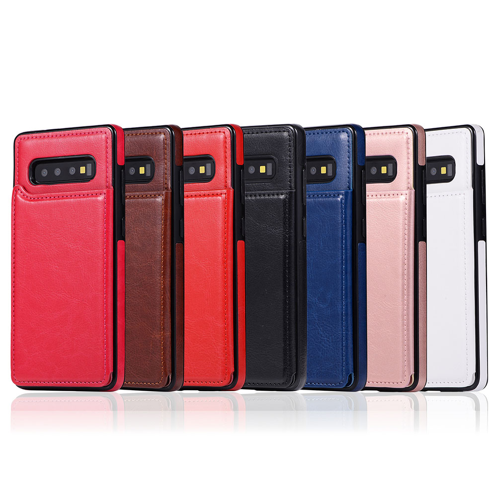 Galaxy S10 Plus - Stilrent Skal med Kortfack