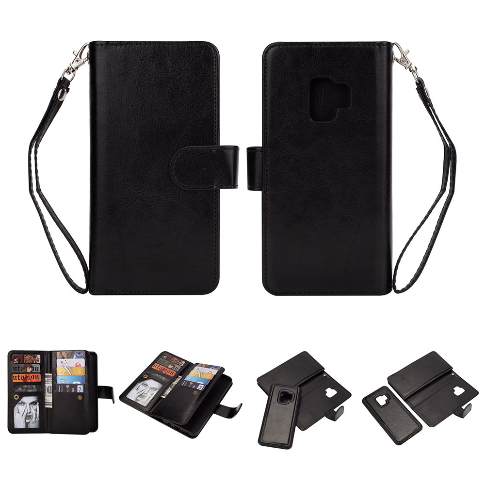 Stilrent Plånboksfodral (9-Kort) för Samsung Galaxy S9+ LEMAN