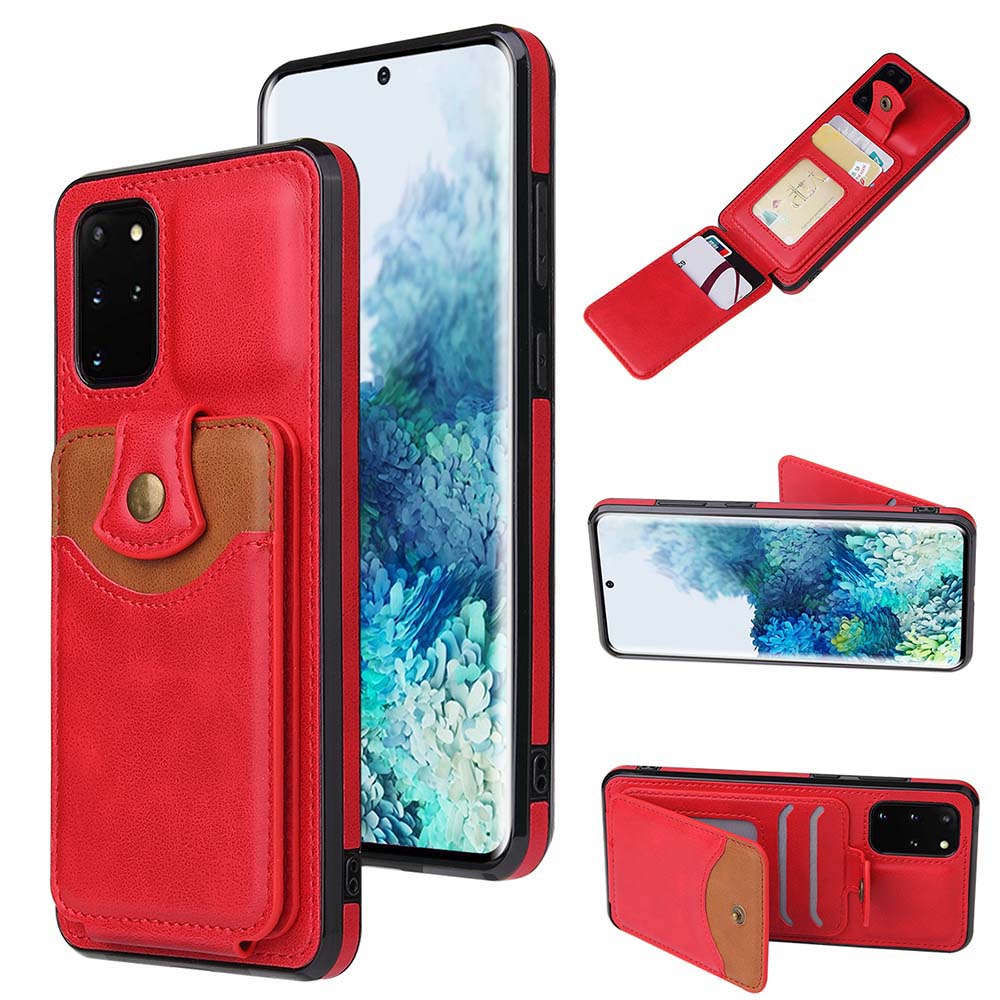 Galaxy S20 - Stilsäkert Skal med Kortfack