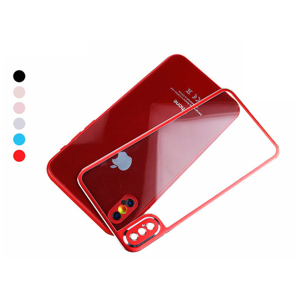 Fram&Baksida HuTech Skärmskydd 3D i Aluminium iPhone X/XS