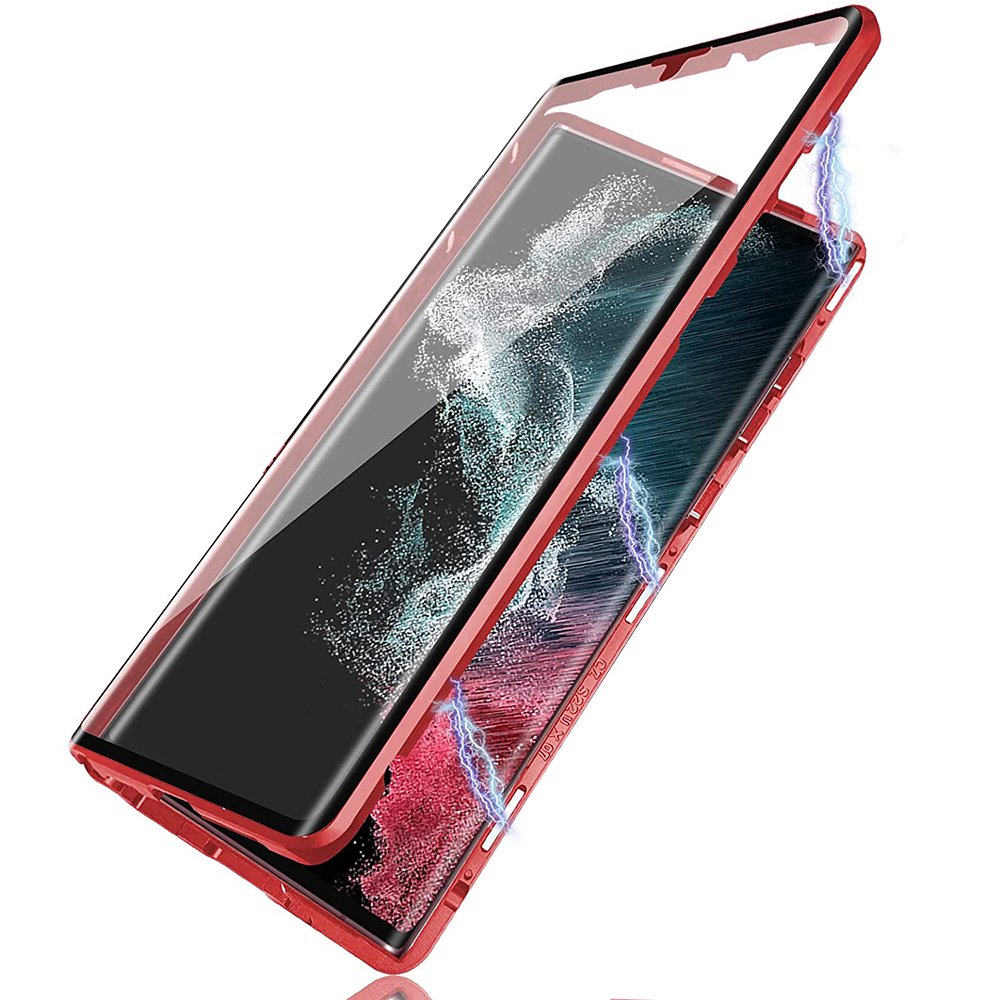 Galaxy S21 Ultra - Smart Dubbelt Magnetiskt Skal