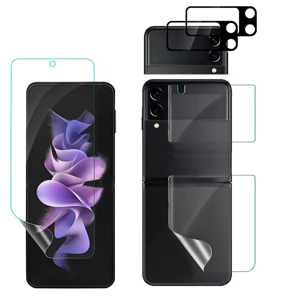 4in1 Z Flip 4 Hydrogel Skärmskydd & 2.5D Kameralinsskydd
