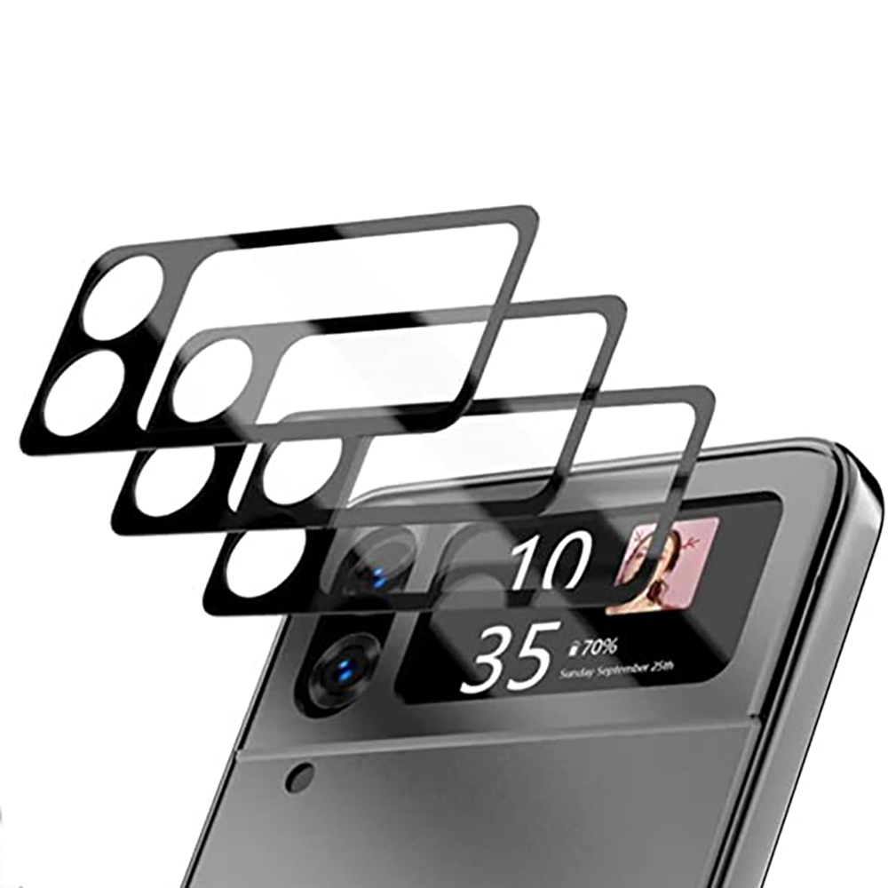 3-PACK Samsung Galaxy Z Flip 4 Kameralinsskydd 2.5D HD