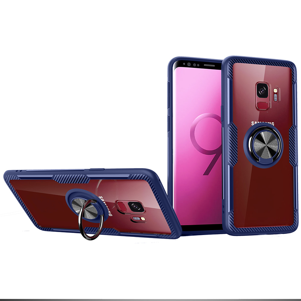 Effektfullt Skal med Ringhållare - Samsung Galaxy S9 Plus