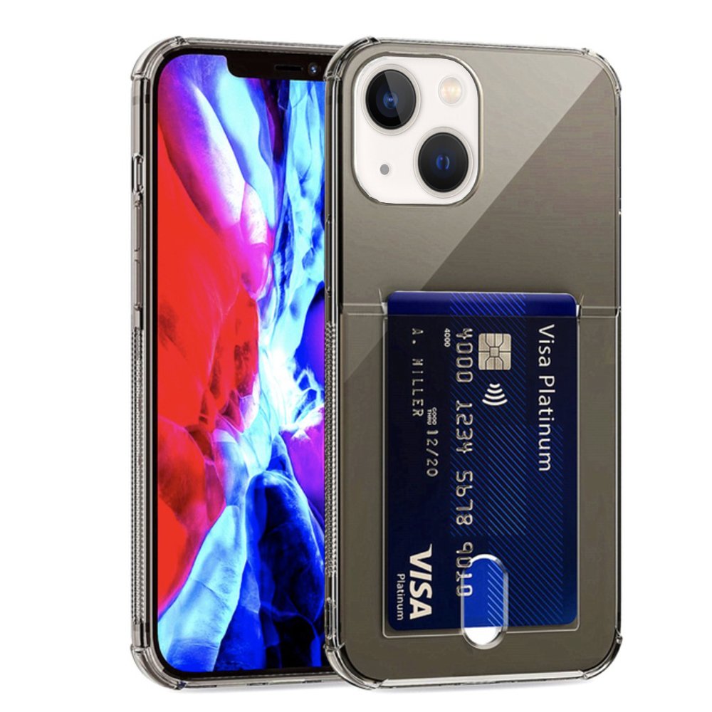 iPhone 13 Mini - Smart Skyddsskal med Korthållare
