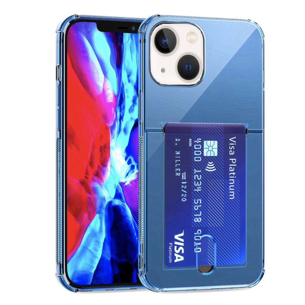 iPhone 13 Mini - Klassiskt Skyddsskal med Korthållare
