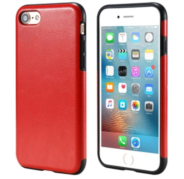 iPhone 6/6s Retro Vintage läder skal Smooth Crazy Horse