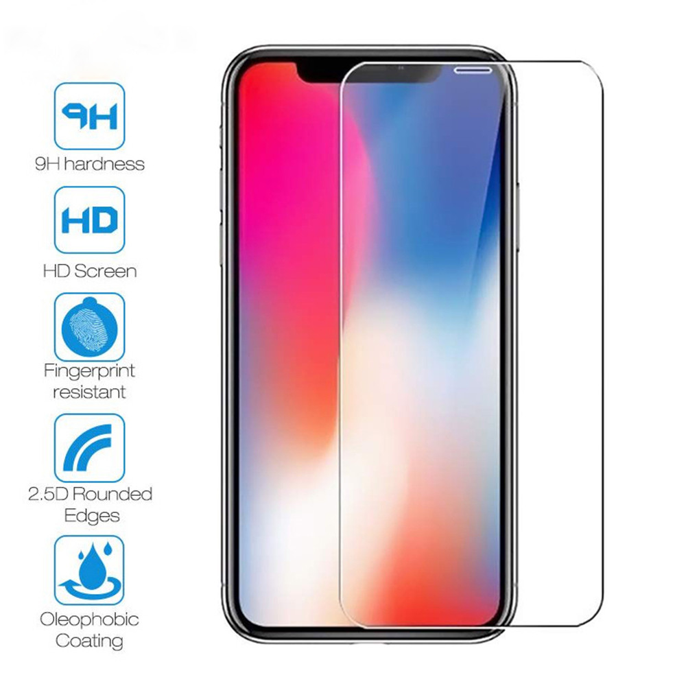 iPhone XR Full Clear 2.5D Skärmskydd 9H 0,3mm