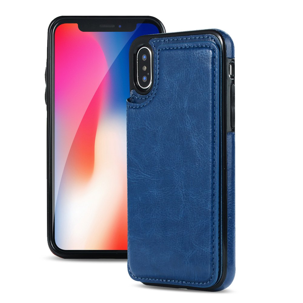 Praktiskt Skal med Kortfack iPhone XR (NKOBEE)