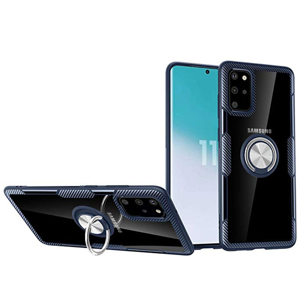 Galaxy S20 Plus - Genomtänkt Skal med Ringhållare