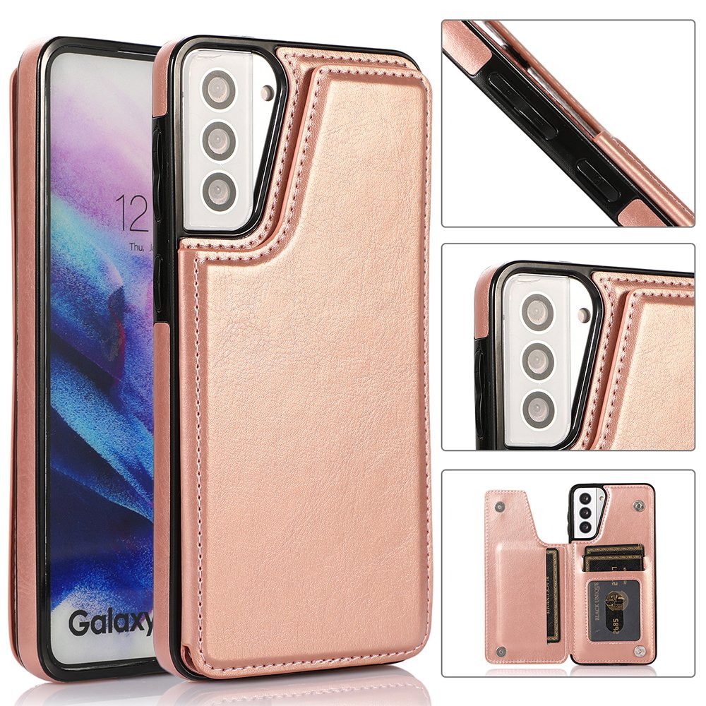 Galaxy S21 - Praktiskt Skal med plats för Kort