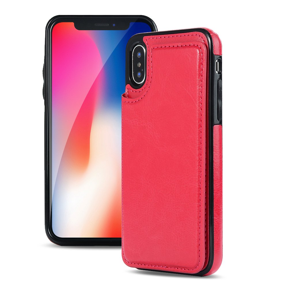 Praktiskt Skal med Kortfack iPhone XS Max (NKOBEE)