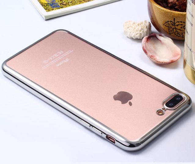 iPhone 8 Plus - Smart Stötdämpande Silikonskal från LEMAN