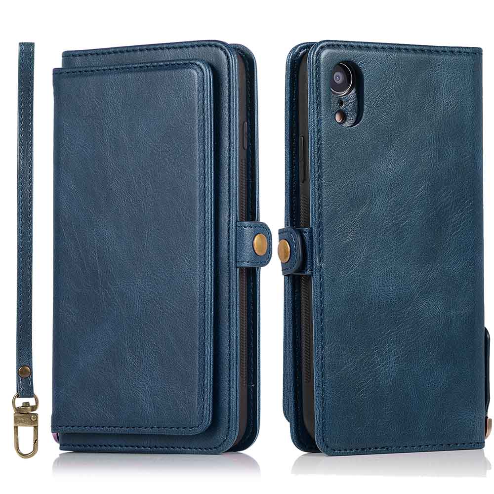 iPhone XR - Stilsäkert Dubbelfunktions Plånboksfodral