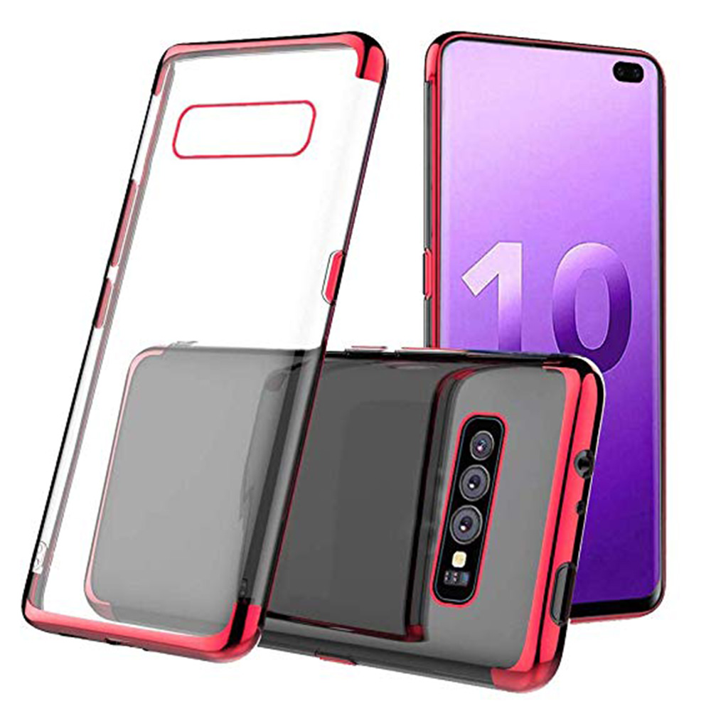 Galaxy S10 - Stilsäkert Tunt Silikonskal (FLOVEME)