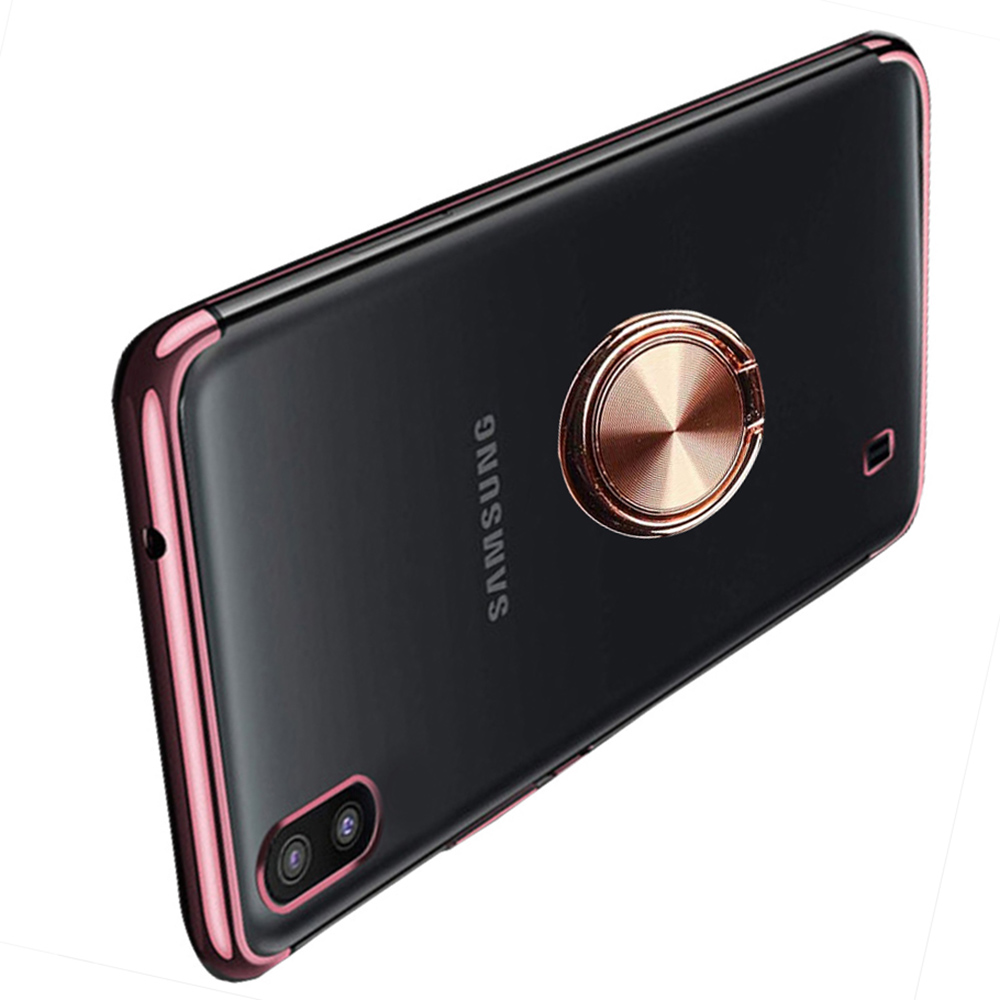 Galaxy A10 - Smidigt Skal med Ringhållare
