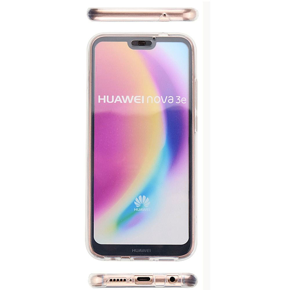 Elegant Dubbelsidigt Silikonskal (TOUCHFUNKTION) - Huawei P20