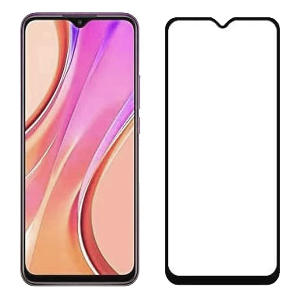 Heltäckande Härdat Glas 2.5D Skärmskydd Redmi 10C (2-pack)