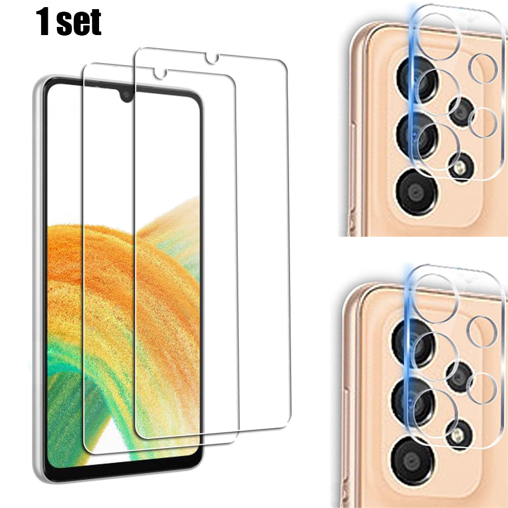 Galaxy A33 Sk�rmskydd + Kameralinsskydd HD 0,3mm