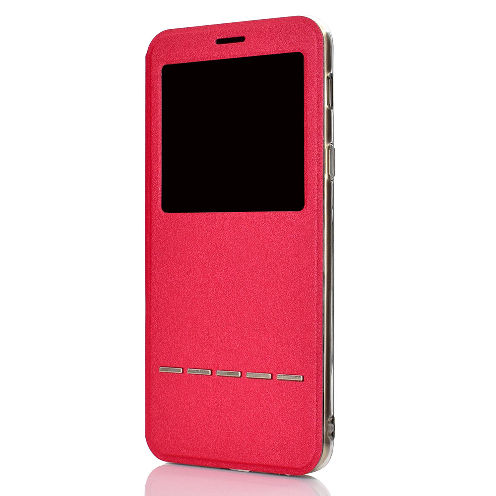 Elegant Smartfodral Svarsfunktion Fönster Samsung Galaxy A6