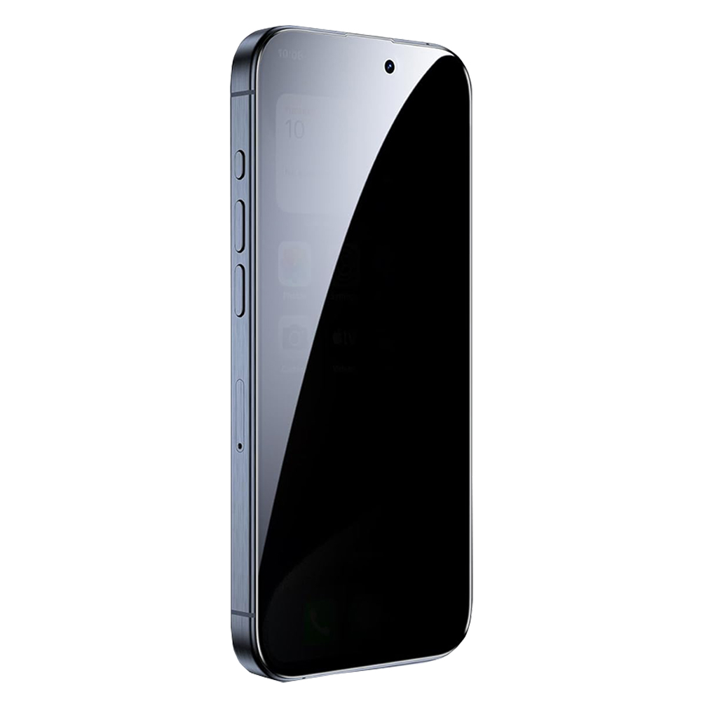 2-Pack iPhone 15 Pro Skärmskydd Anti-Spy HD 0,3mm