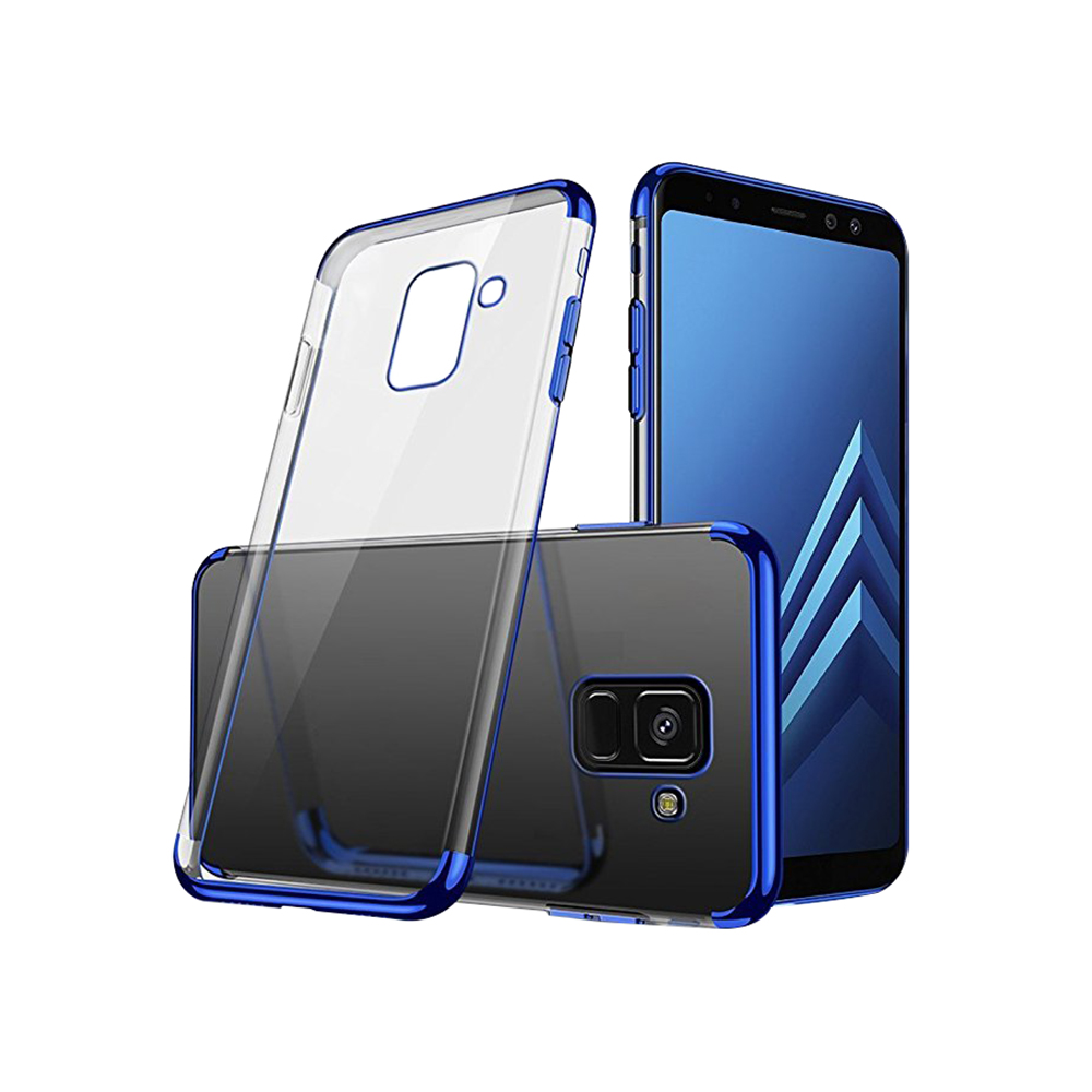 Stilrent Skal i Stötdämpande Silikon för Samsung Galaxy A8 2018