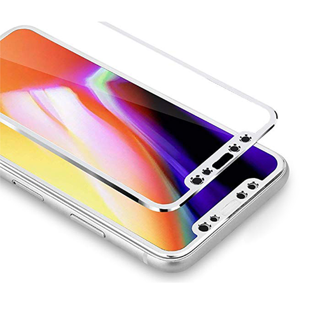 MyGuard Skärmskydd 3-PACK (Aluminium-ram) iPhone X
