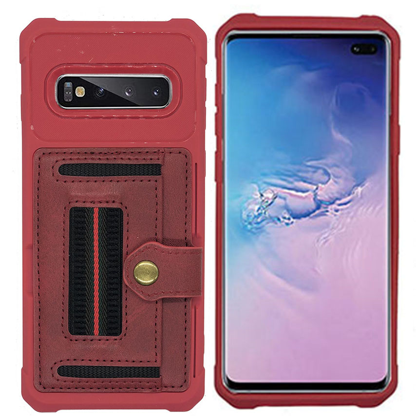 Smart Skal med Korthållare - Samsung Galaxy S10
