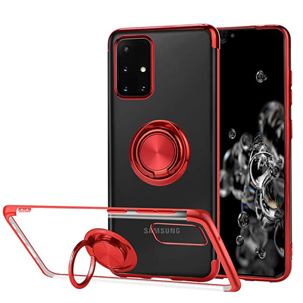 Galaxy A71 - Effektfullt Silikonskal med Ringhållare