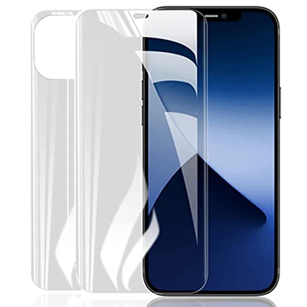 3-PACK 1 Set iPhone 13 Mini Hydrogel Fram- & Baksida Skärmskydd