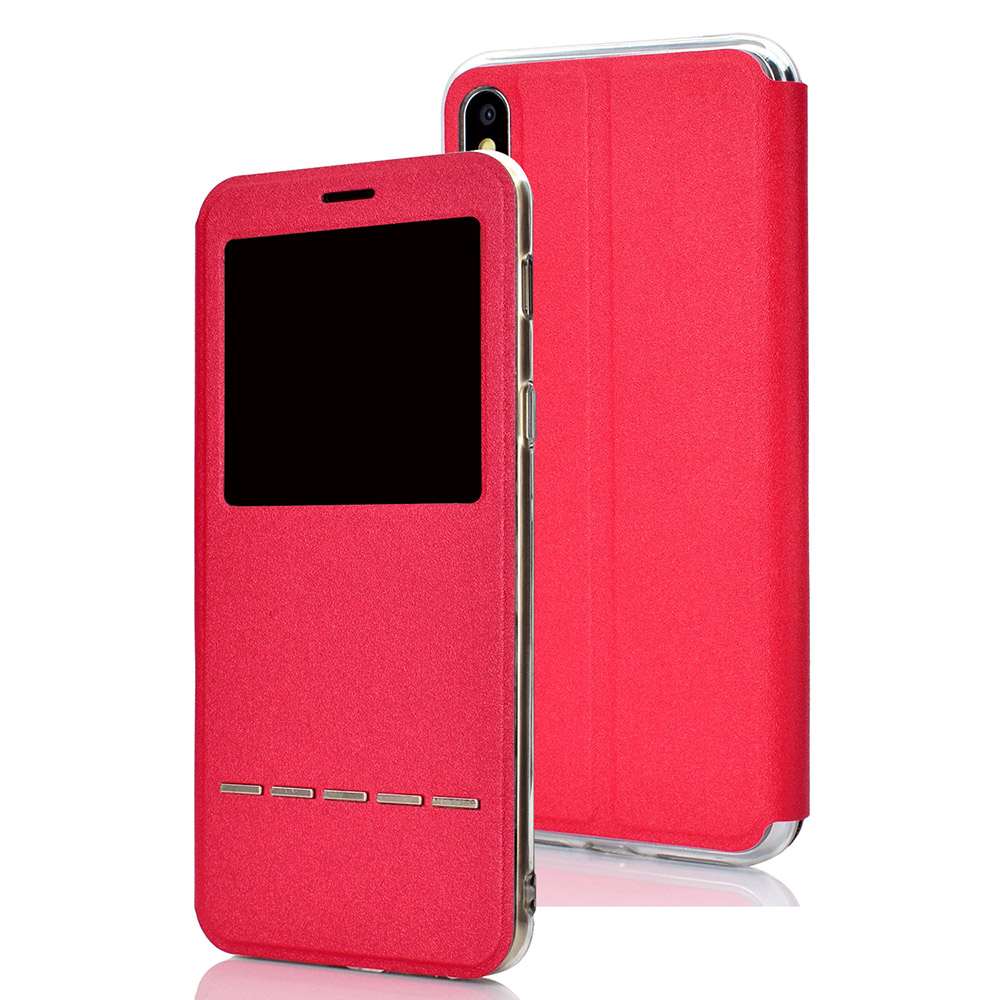 Smartfodral med F�nster & Svarsfunktion till iPhone XS Max