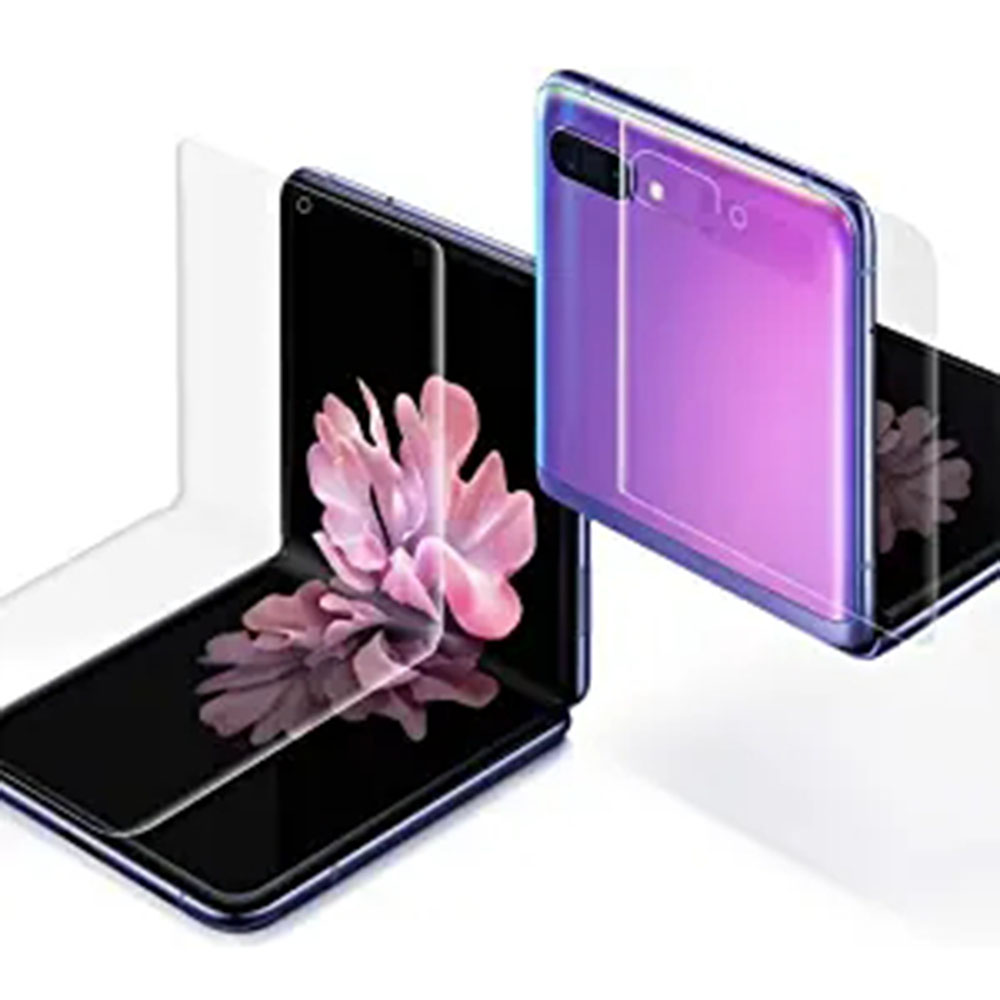 Galaxy Z Flip - Skärmskydd (3 in 1) Hydrogel (Fram- & Baksida)