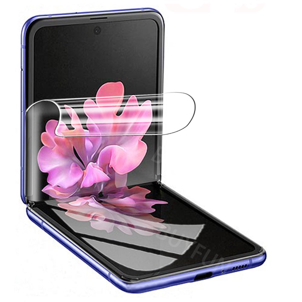 3-PACK Galaxy Z Flip - Skärmskydd 3 in 1 Hydrogel (Fram-& Bak)