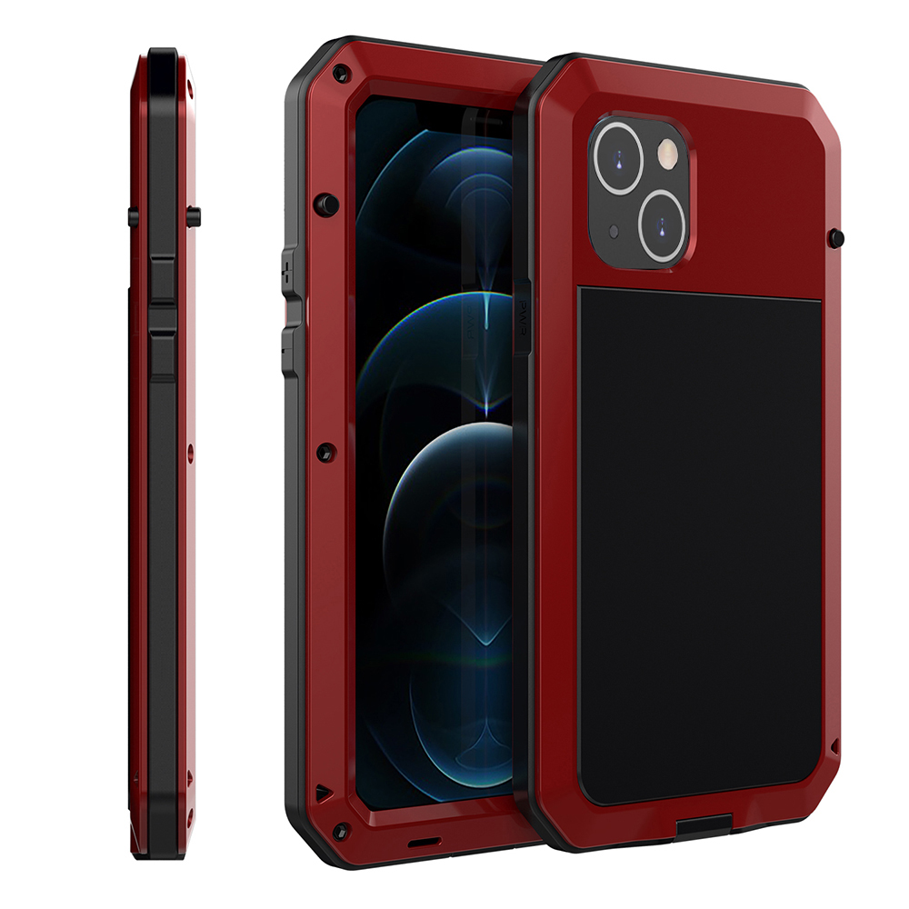 iPhone 14 Plus - Kraftigt 360-Skyddsfodral i Aluminium