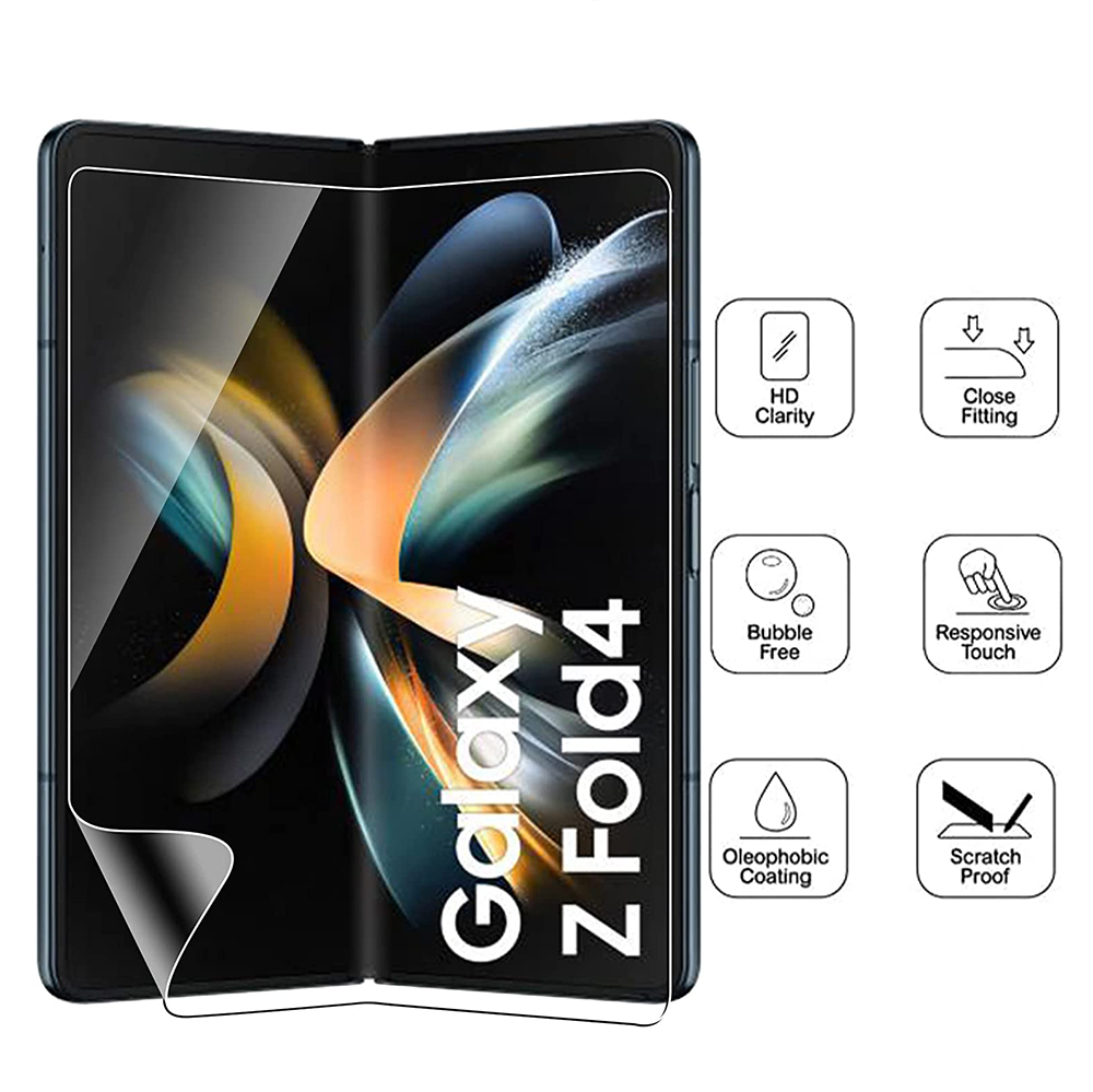 3-PACK Z Fold 4 - 3in1 Hydrogel Fram- & Baksida Skärmskydd