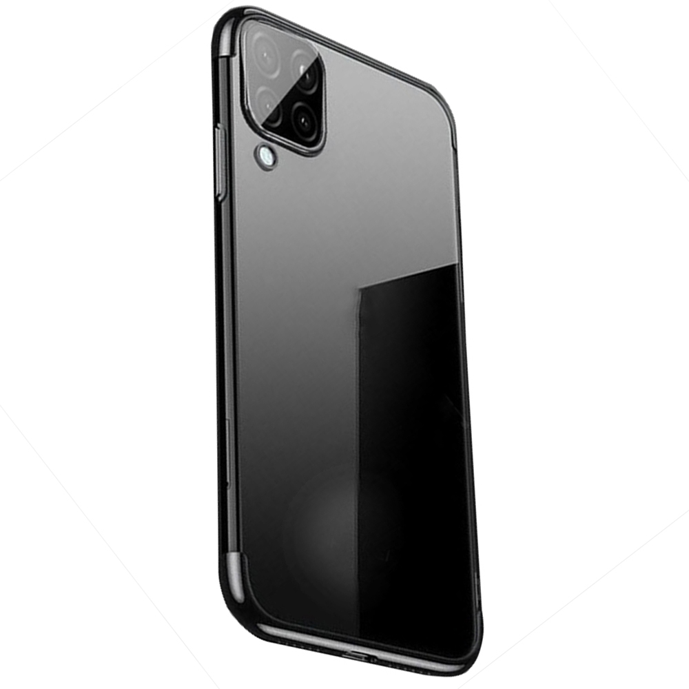 Galaxy A12 - Stilrent Skyddande Floveme Silikonskal
